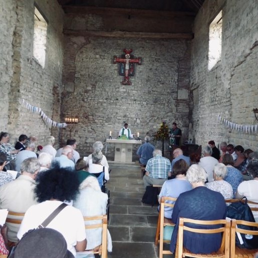 People in the chapel