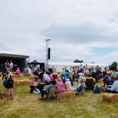 Crowds at the pilgrimage 